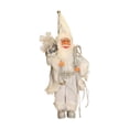 thumbnail image 2 of Elodie Santa Claus Figurine Christmas Doll Cute Santa Claus Figure for Bedroom Home sequins, 2 of 8