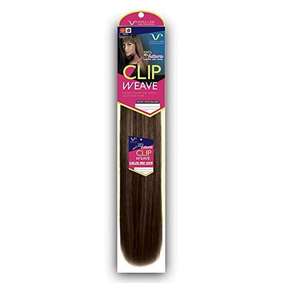 CLIPW14-V (Vivica A. Fox) - Futura Fiber Clip-in Extension in 1 JET BLACK