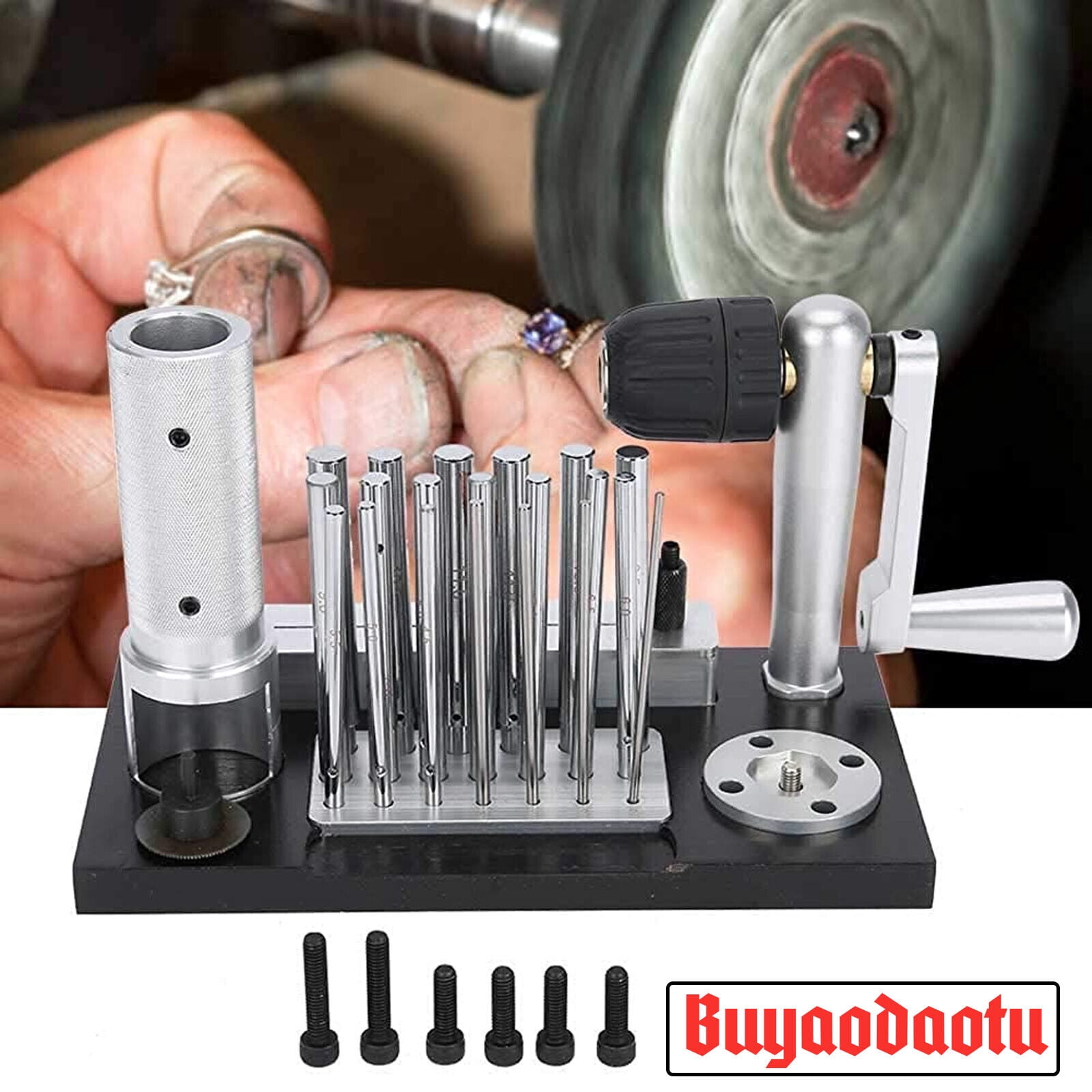 Manual Jump Ring Maker Machine Jewelry Coil Wire Cutter Machine Kit 2.5 -12mm