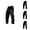 Black1, variant on Mens Sweatpants with Pockets 2026 Spring Viking Style Printed Relaxed Fit Elastic Waist Casual Pants