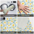 thumbnail image 6 of Salouo Daisies Flowers Pattern Outdoor Indoor Sturdy Doormats 16’’×24’’, Anti Fatigue Soft Flannel Thick Door Mat,Non-Slip Rectangle Rug Cushion, 6 of 7