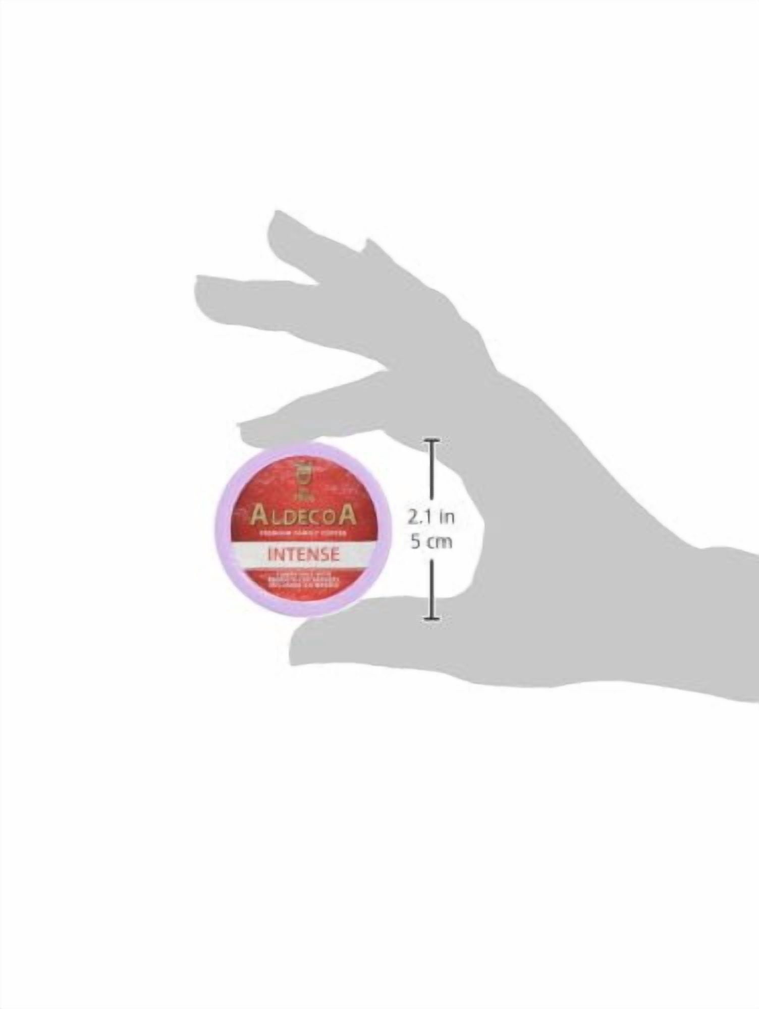 Aldecoa Intense Roast Coffee Pods, Bold, Smooth & Full-Bodied Flavor | 80 Count Compatible K-Cups