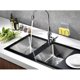thumbnail image 5 of Juego de 2 soportes de acero inoxidable para esponja para fregadero de cocina, percha para ropa, caja de jabón montada en la pared, 5 of 6