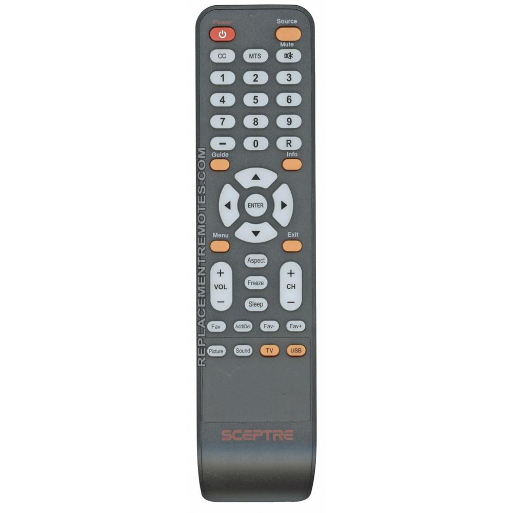 Original Sceptre KR008Y008 X32 TV Remote Control for E325BVHDC