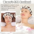 thumbnail image 3 of Spa Headband for Washing Face Wristband Sponge Makeup Skincare Headband Terry Cloth Bubble Soft Get Ready Hairband for Women Girl Puffy Padded Headwear Non Slip Thick Hair Accessory(Pink), 3 of 18