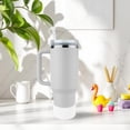 thumbnail image 4 of Unique Bargains Cup Sleeve and Straw Plug Set for Cup Accessories White, 4 of 5