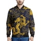 thumbnail image 3 of Chaqueta con estampado de dragón chino para hombre, abrigo con estampado 3D de animales, moda informal, chaquetas de gran tamaño con cremallera, tops de manga larga, 3 of 4