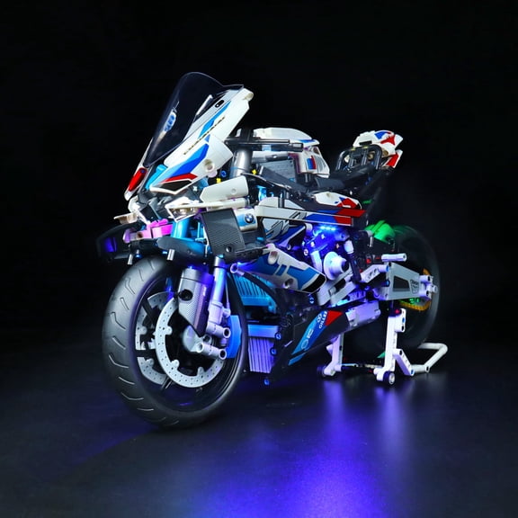 LED Light Compatible with Legos 42130 Building Set, LED Light Kit for Legos 42130 motorcycle Building Toy, Decoration Lights, No Building Model Kit