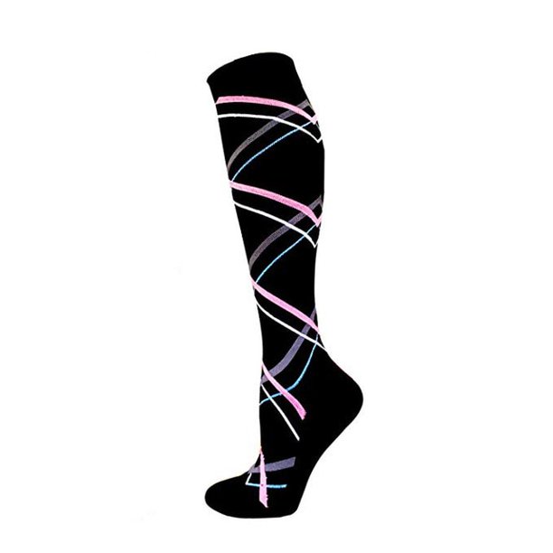 Calcetines de compresión de 58 estilos aptos para Edema médico Diabetes venas varicosas calcetines al aire libre hombres mujeres correr senderismo calcetines deportivos Tan Jianjun unisex