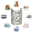thumbnail image 4 of Fotbe Spring Flowers Pattern Laundry Basket with Handles, Waterproof Large Laundry Hamper, Wash Bag for Corner Dorm, Rolling Laundry Basket with Handles-Small, 4 of 6