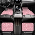 thumbnail image 6 of Daiia Love Printed Car Floor Mats Set of 4, Durable Non Slip Auto Floor Carpet, Car Interior Carpets Proof Foot Pads Anti-Slip Cushion Automoetive Accessories, 6 of 6