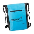 thumbnail image 2 of Mochila de natación impermeable de 25 litros, bolsa de almacenamiento multiusos para navegación y Azul claro, 2 of 9