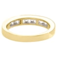 thumbnail image 4 of 14K Yellow Gold Channel Set Diamond Wedding Band 3.75mm Anniversary Ring 0.50 CT, 4 of 5