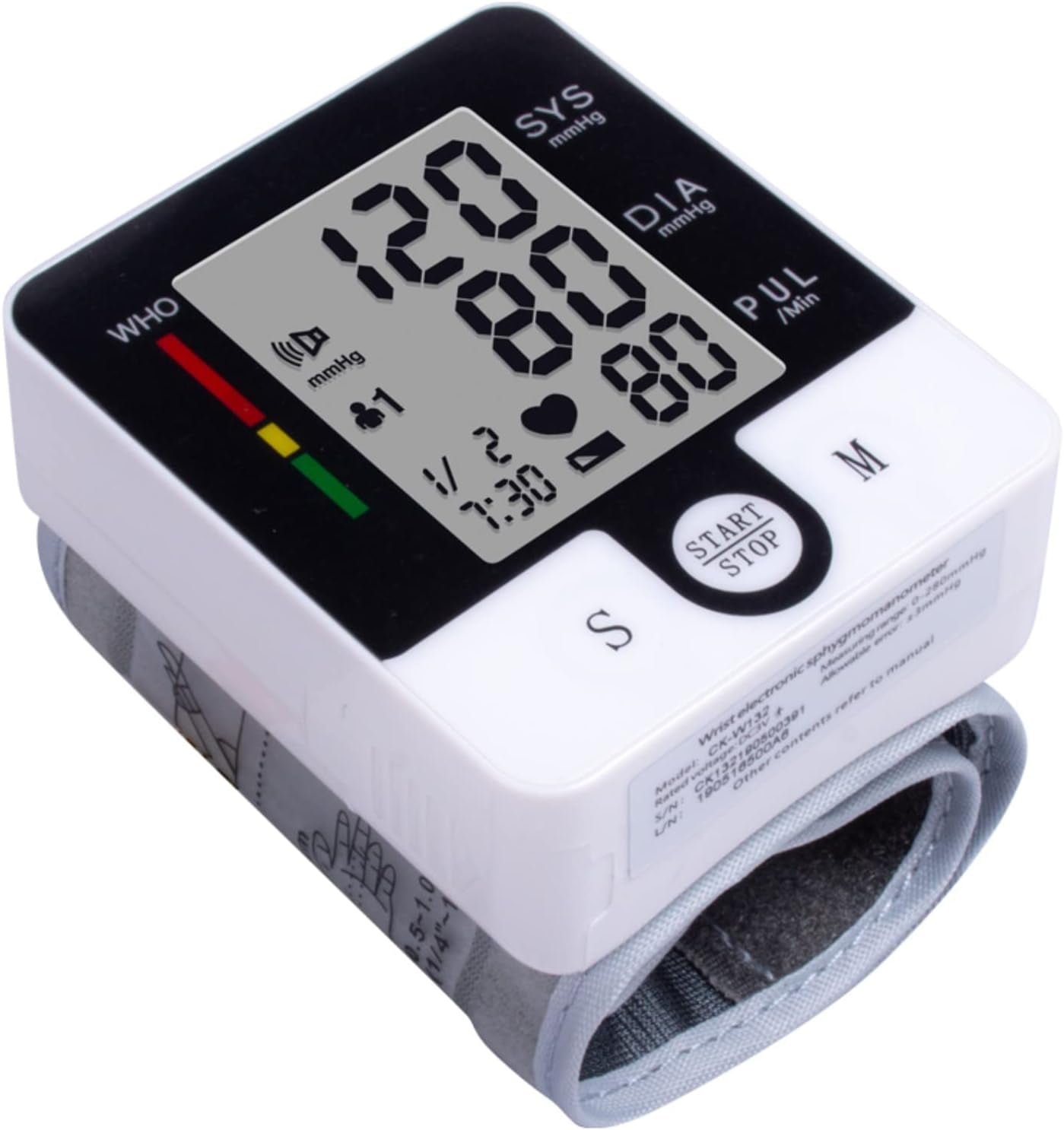 Blood Pressure Machine, Talking Wrist Blood Pressure Monitors for Home