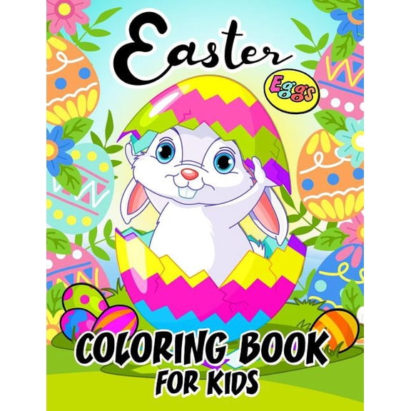 Easter Eggs Coloring Book for Kids: Easy and Fun for Childrenballoon Publishing