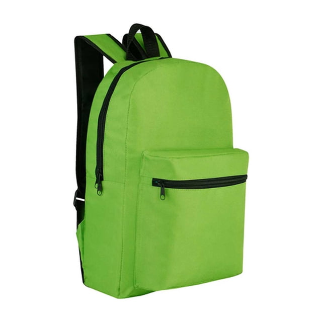 Bolsa-mochila con bolsillo frontal con cierre-Tide verde 28 x 42 x 16