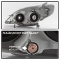 thumbnail image 5 of For Blk 2003-2008 Toyota Matrix Headlights Healamps Replacement 03-08 Left+Right, 5 of 5