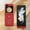 Red, variant on ELEHOLD Case for Samsung Galaxy Z Flip 6, Crossbody RFID Leather Wallet Phone Case with Ring Stand,Black