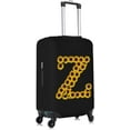thumbnail image 4 of Sunflower Initial Name Z Black Luggage Cover Elastic Washable Stretch Suitcase Protector Anti-Scratch Travel Suitcase Cover for Kid and Adult S (Fit 18-21 inch suitcase), 4 of 6