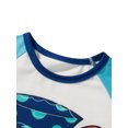 thumbnail image 4 of Wallarenear Christmas Family Pajamas Matching Set Penguin Snow Print Shirt Tops Pants Loungewear, 4 of 6