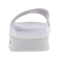 thumbnail image 3 of Lacoste Womens Croco Slide Sandals 5 Wht/Dk Grn, 3 of 5