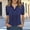 Navy, variant on Women's Polka Dot Top Casual Collar Blouse Short Sleeve Tops Spring Summer Clothes White