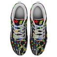 thumbnail image 2 of Autism Awareness Shoes for Men Women Running Shoes Lightweight Walking Sneakers Mesh Athletic Sport Shoes White Size 8.5, 2 of 5