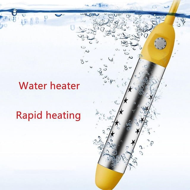 Calentador de agua eléctrico, calentador de agua, varilla de calentamiento portátil, hervir rápidamente agua, inmersión suspendida, piscina de baño