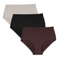 thumbnail image 2 of Pack 3 Pantaletas Completa Tiro Alto Sin Costura Tallas Plus, 2 of 2