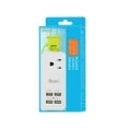 thumbnail image 3 of Reiko Universal 4-port USB AC Travel Wall Charger 4A 5V - White/Green, 3 of 3