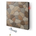 thumbnail image 1 of Calefactor porcelanato rocks 380w CalorSolar 307CaSol Café con tonos medios y claros, 1 of 9