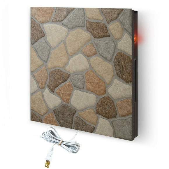 Calefactor porcelanato rocks 380w CalorSolar 307CaSol Café con tonos medios y claros