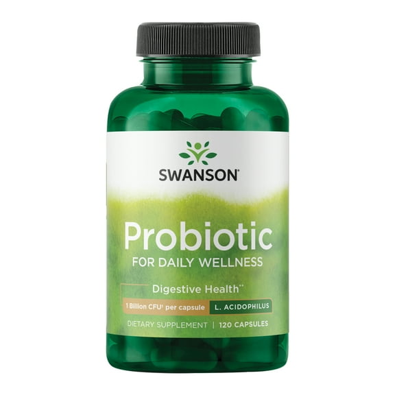 Swanson Probiotic for Daily Wellness 2 Billion Cfu 120 Capsules