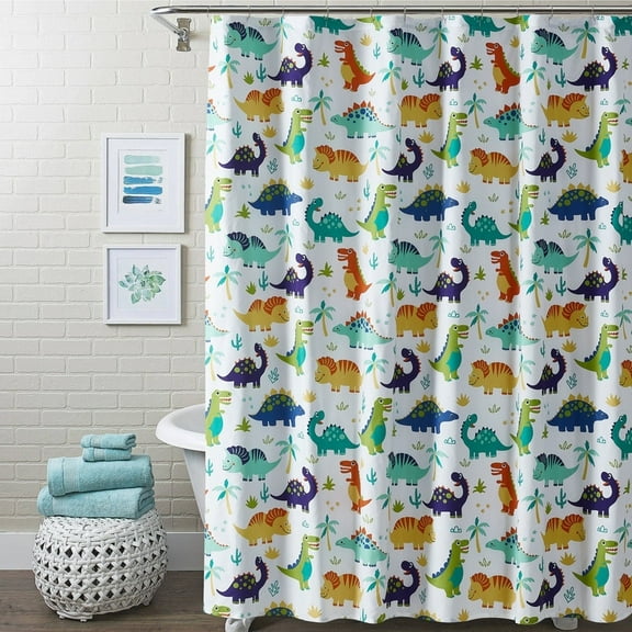 Alpha Textile LLC Style Quarters shower curtain DINOSAUR