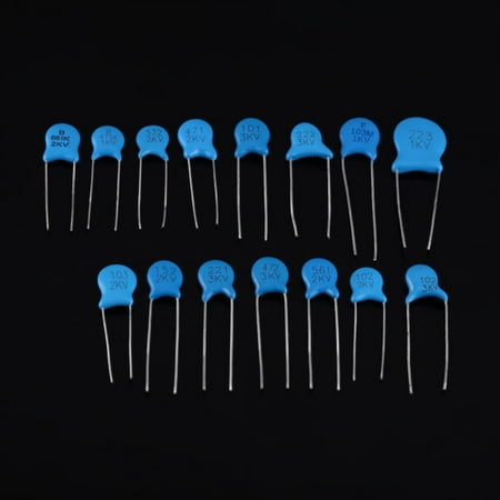 

Clear Marked High Voltage Capacitor Transparent Box 300pcs Capacitor Assortment Electrical For Industrial