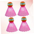 thumbnail image 4 of ETHZZLE 4Pcs Badminton LED Shuttlecocks Nylon for School Activities and Amateurs with Durability 2.4*2.4*3.1in, 4 of 5