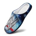 thumbnail image 3 of Mens Cozy Slippers WWE Warm Soft Plush Slipper Slip-on House Shoes for Home Indoor Outdoor, 3 of 7