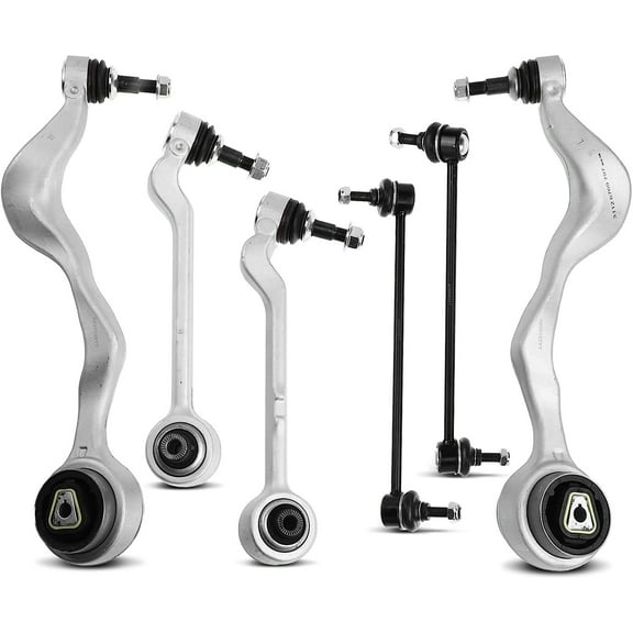 A-Premium 6Pcs Front Suspension Kit, Lower Forward & Rearward Control Arm Sway Bar Links, Compatible with 323i 06-10, 325i 2006, 328i 07-13, 330i 2006, 335d 09-11, 335i 07-13, 335is, X1, 128i, 135i