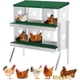 thumbnail image 1 of Cajas Nido para Gallinas, Caja Metálica con 6 Compartimentos, Percha, Tapa Segura, Versátil para Montaje en Pared o Independiente, 1 of 7