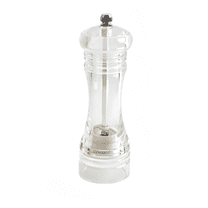 Clear Acrylic Pepper Grinder Mill With Adjustable Coarseness 6 Inch