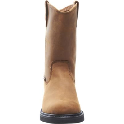 Wolverine Durashocks Ingham Wellington Slip Oil Brown Leather Boots Size US 8.5 Wolverine Boots Brown Leather DuraShocks Ingham Wellington  main image 4