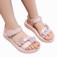 thumbnail image 3 of TOWED22 Toddler Girls Sandals Little Girls Kids Summer Shoes Toddler Sandals Pink,1.5, 3 of 9