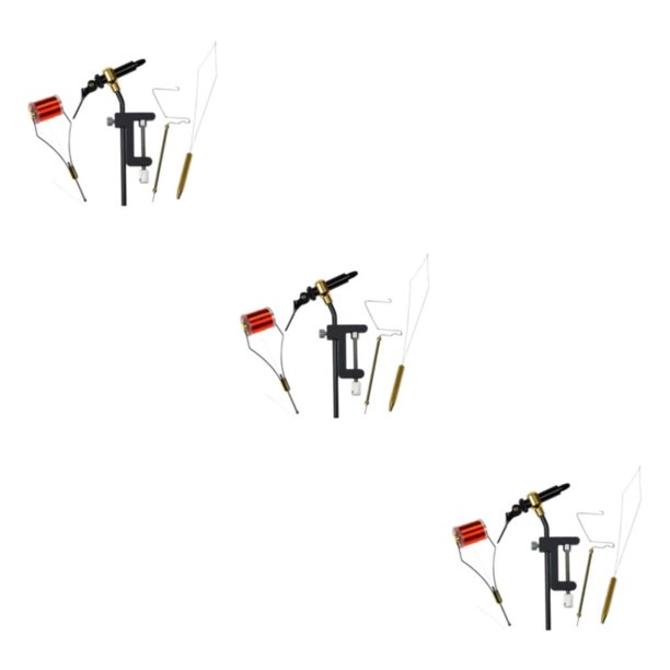 Greeniant 5Pcs Fly Tying Vise Tool Kit Whip Finisher for Lure Making Fishing Tackle Type1 NO1