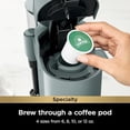 thumbnail image 3 of Cafetera monodosis especial Ninja Pods & Grounds, compatible con cápsulas K-Cup, espumador de leche incorporado, 6 oz. Taza a 24 oz. Tamaños de tazas de viaje, cafetera helada, 1550 vatios, verde salv, 3 of 5