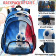 thumbnail image 2 of Herdesigns Sport Ball Soccer Large Backpack Set with Lunch Box Lightweight Water Resistant Travel Laptop Backpacks Casual Daypacks for Women Men, 2 of 8