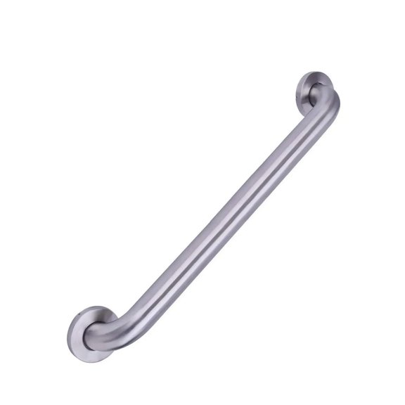 Barra Seguridad Baño Agarradera Alfa Acero Inoxidable Satinada 61 cm