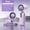 Purple, variant on Foldable Neck Hanging Cooling Fan, TEC Superconduct Refrigeration, 100 Gears, 4000mAh Battery, Handheld & Desktop Personal Air Conditioner for Travel & Sports