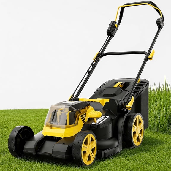 40V 19" Cordless Lawn Mower ,Electric Lawn Mowers with Brushless Motor, 6 Heights Adjustment, 2-in-1 Mulching & Bagging, Compatible with Dewalt 2X20V Max Batteries (Tool Only,Battery Not Included)