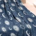 thumbnail image 3 of Dark Blue Sun Moon Star Pattern Blanket,Comfortable Soft Flannel Throw Blanket,All Season,Warm Lightweight Blankets for Sofa Bed Couch Living Room Chair,30"x40", 3 of 4