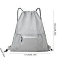 thumbnail image 3 of Deeceymbur Drawstring Backpack Drawstring Pocket Sports Backpack Student Basketball Football Bag Beach Bag Cycling And Hiking, 3 of 6